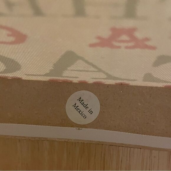 Canvas Christmas Sign ~ Stand Alone Or Wall Hanging - Picture 3 of 7